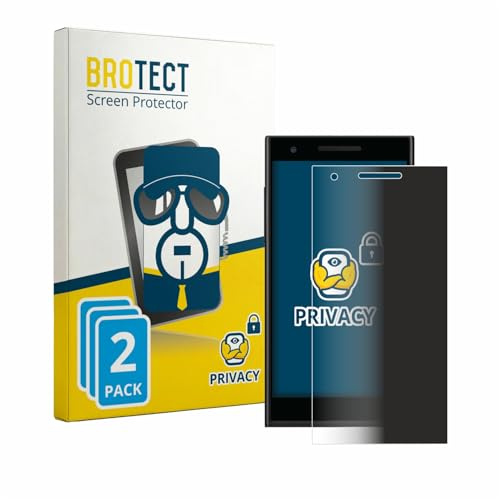 BROTECT 2 Stück Anti-Spy Blickschutzfolie für Philips S396 Privacy Screen Protector [Displayschutz-Folie, Sichtschutz, Blaulichtfilter]