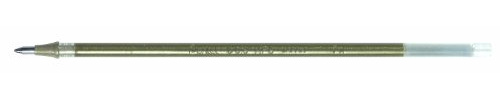 Pentel KF8-ZO Nachfüllmine für Hybrid Gel Metallic Grip Tintenroller K118, 12-er Packung, silber