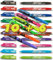 Pilot FriXion Maxi 16er Box 6 Light radierbare Textmarker mit den Farben Pink, Orange, Gelb, Orange, Blau und Violett und Pilot Tintenroller Frixion (radierbar) Set BL-FR7 im prakischen Geschenketui - Alle 10 verschiedenen Farben sortiert incl. der neuen Farben, Strichstärke 0,4 mm