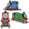 alles-meine.de GmbH 3 TLG. Set: 3-D Wandtattoo/Wandbild/Türschild - Thomas die Lokomotive aus Moosgummi - Eisenbahn Lok Wandsticker Wanddeko für Kinderzimmer Kind Kinder Deko..