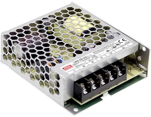 LED Fuente de alimentación Fuente de alimentación 50 W 24 V 2 A; MeanWell, LRS de 50 – 24