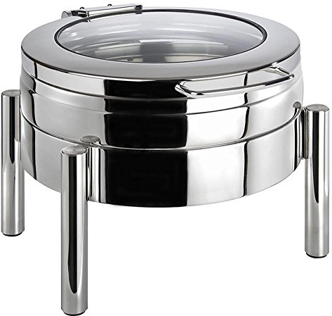 APS 12353 Chafing Dish rund -Premium, aus 18/8 Edelstahl 44 x 54 x 33 cm