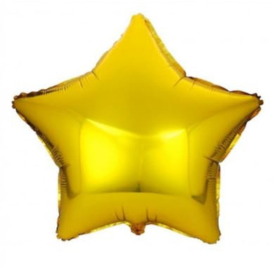 Foil Balloon Star 48cm gold