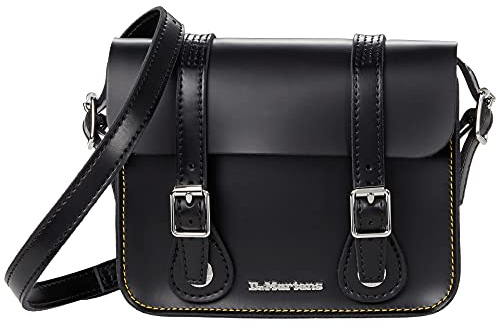 Dr. Martens 7 Inch Leather Satchel AB098001; Unisex Bag; AB098001; Black; One Size EU (UK)
