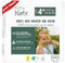 Eco by Naty Baby Öko Windeln - umweltfreundliche Premium-Bio Windeln aus pflanzenbasierten Materialien, ideal für empfindliche Babyhaut (Größe 4+ - 144 Stück) - MONATSBOX