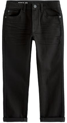 NEXT Jungen Five-Pocket-Jeans im Regular-Fit Schwarz Numeric_158