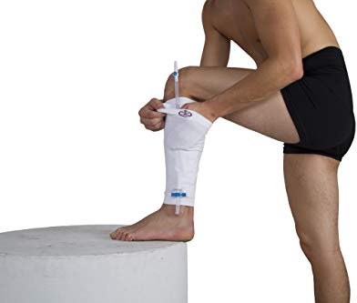 Comfisleeve Urine Bag Suspensory Sleeve - Calf (Black, XL)