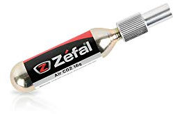 Gonfleur zefal ez adaptator + cartouche co2 16g embout presta/schrader