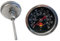 LavaLock BBQ Grill Thermometer 50F-900F High Temp Range Heavy Duty Premium Quality Smoker Thermo 2 in. Black Face black