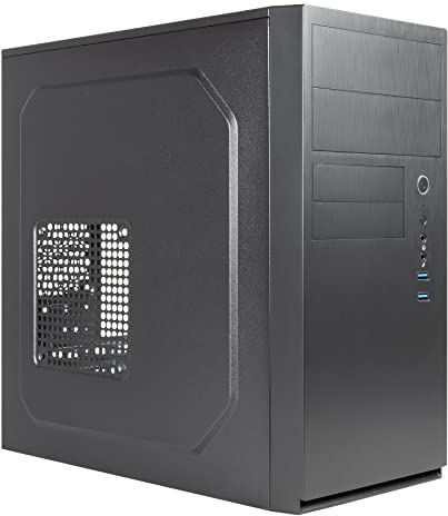 UNYKAch Caja de Ordenador Micro ATX Aero C11 con Dos Conectores USB 3.0 en el Frontal