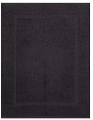 Betz Badvorleger Premium Größe 50x70 cm 100% Baumwolle Badematte Badteppich Duschvorlage Qualität 650 g/m² Farbe Graphit