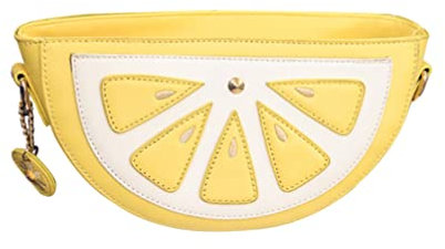 SOIMISS Adorable Frucht Design Umhängetasche Für Kreative Kettenhandtasche Im Zitronenstil Für Alltag Mit Ausreichend Für Handy Karten Und Kleine Gegenstände