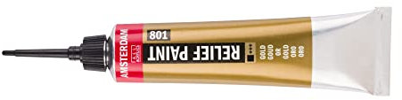 Amsterdam deco relief paint 801 gold 20ml
