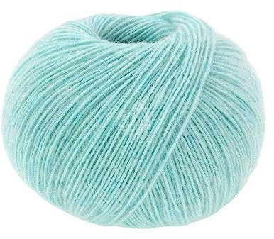 LANA GROSSA Ecopuno | Edle Netzgarnstruktur aus Baumwolle gefüllt mit Merino/Alpaka | Handstrickgarn aus 17% Schurwolle & 11% Alpaka Wolle | 50g Wolle zum Stricken & Häkeln | 215m Garn FB 77