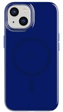 tech21 iPhone 14 Evo Tint Compatible with MagSafe – Shock-Absorbing & Scratch-Resistant Tinted Phone Case with 12ft Multi-Drop Protection Blue