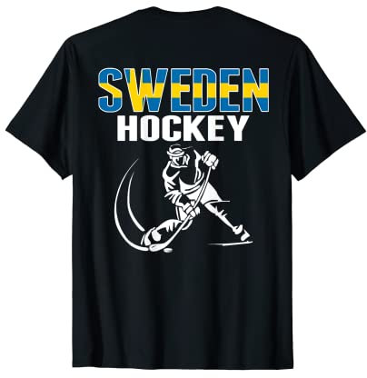 Schweden Eishockey-Liebhaber Trikot - Schwedische Hockeymannschaft Fans T-Shirt