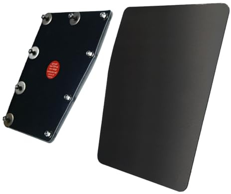 Sussex Installations FOR3-OSL-EXT-001 Matte black Repair/security shield compatible with Ford Custom (2013-2023) van - right side/offside loading door.