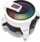 ALSEYE W90 CPU Cooler, Temperature Display CPU Cooler for Small PC Cases, Built-in Powerful 90mm ARGB Lighting Fan and 40mm High Performance Heat Column (W90 Intel Version)