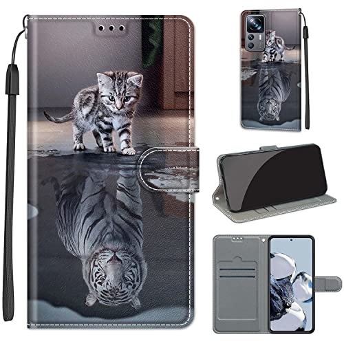 TOMYOU Hülle für Xiaomi 12T / Xiaomi 12T Pro/Redmi K50 Ultra,Stoßfeste Flip-Hülle für Xiaomi 12T / Xiaomi 12T Pro/Redmi K50 Ultra