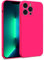 MyGadget Cover per iPhone 13 Pro - Custodia in Silicone Morbido a Doppio Strato – Case con Protezione Fotocamera & Fodera Interna Antigraffio - Rosa magenta