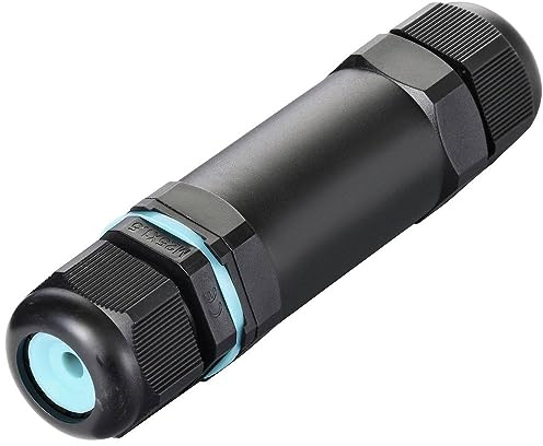Sygonix SY-5498972 Kabelverbinder mit Schraubklemmen, witterungsbeständig (Ø x L) 32mm x 118mm 1St.