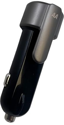 AA1209 AA 3-IN-1 Safety Charger - fast dual port USB Charger, Seat Belt Cutter and Safety Hammer.