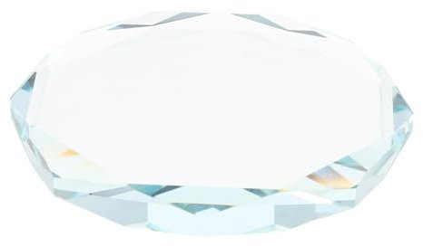 Artibetter Socle En Verre Transparent Pour Artisanat - Base D'Affichage Élégante Pour Décorations Et Figurines - Idéal Pour Maison Et Fêtes