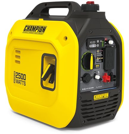 Champion Power Equipment 2500-Watt Ultralight Portable Inverter Generator with Quiet Technology and CO Shield