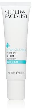 Super Facialist Vegan Collagen Plumping Serum - Hyaluronic Acid, Seaweed, Copper and Hibiscus extract, Firming, Smoothing & Plumping, face Cream for Youthful Skin, 30ml