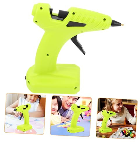 DIYEAH DIY Cordless Hot Melt Glue Gun Mini Hot Glue Sprayer Trigger Tool for Home Crafting and Children's Handicrafts