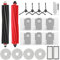 VIEWALL Accessoires pour Aspirateur Roborock Qrevo Master/Qrevo Slim,Contient 1 Brosse Principale,2 Filtres HEPA,6 Sacs à poussière, 4 Chiffons de Nettoyage,4 Brosses Latérales,1 Brosse,1 Tournevis