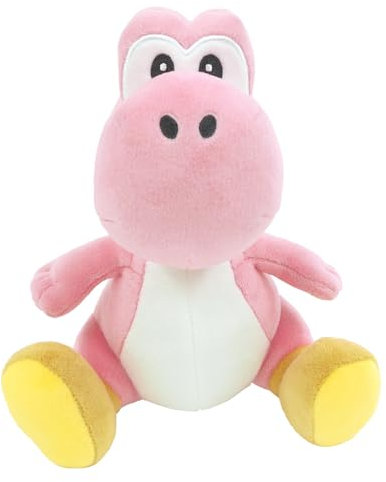 Nintendo Together+ - Peluche Super Mario Yoshi, 20 cm, colore: Rosa