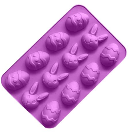 Silikonform Ostern, Gießform Silikon, Silikonform Schokolade, Silikonformen Hase, Raysin Gießformen, Osterhasen Silikon Backformen, Silikonformen Backen Airfryer für Schokolade, Kuchen, Gelee