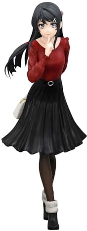 FURYU Rascal Does Not Dream of Bunny Girl Senpai Trio-Try-iT PVC Statue Mai Sakurajima Winter Outfit Ver. 21 cm