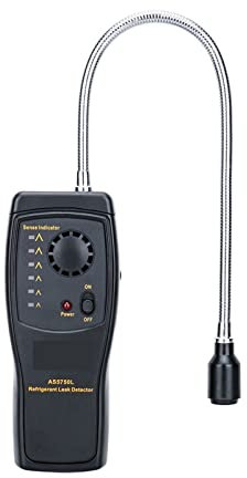 Gas Detector, Gas analyzer Freon Gas Leaking Tester CFCs HCFCs HFCs Halogen Freon Gas Detector Refrigerant Air Conditioning Monitor Gas Leak