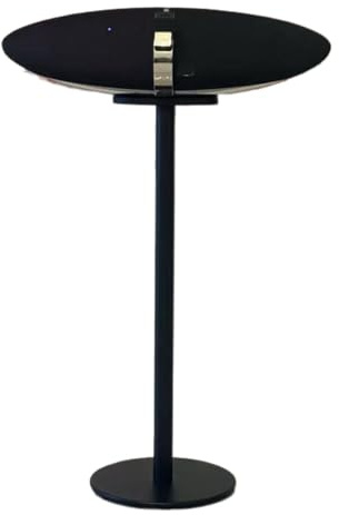 Supports d'enceintes compatibles ave cenceintes Bowers & Wilkins Zeppelin première génération quatrième génération,Aluminium,Cordon Alimentation dissimulé（Zeppelin Première Génération Béquille Noir）