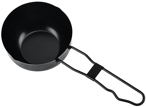 KOCKSHION Mini Wok for Outdoor Camping Stew Pot Iron Cooking Pot for Food and Kitchen Cookware
