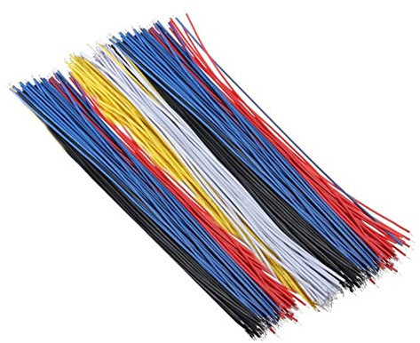 200 Stück 20 cm verzinnte Steckplatine PCB Lötkabel Fly Jumper Draht 5 Farben Kupferleiterdraht 20,3 cm