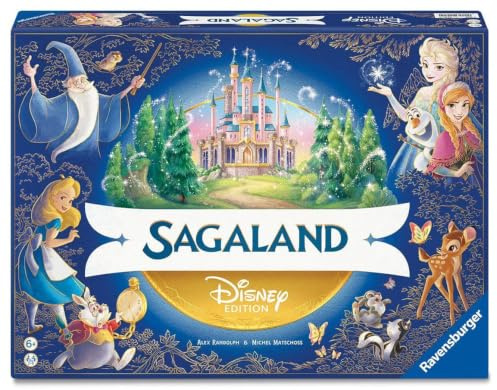 Ravensburger 25121 - Disney Sagaland - Der Spieleklassiker mit den beliebten Disney-Charakteren für 2-6 Spieler ab 6 Jahren