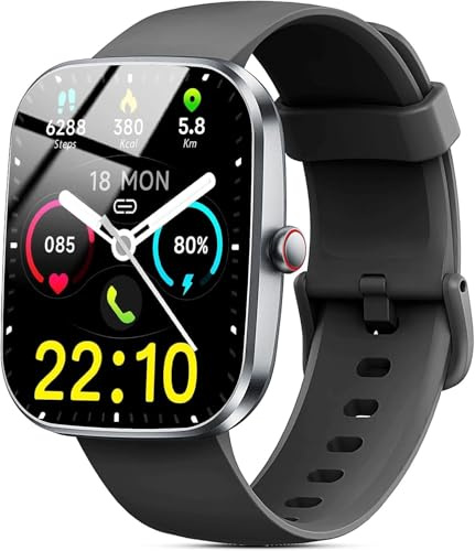 Fempoin Smart Watch for Women Men(Answer/Make Call), 2026 New Fitness Watch with 120+ Sport Modes, 1.96 HD SmartWatch, Heart Rate, IP68 Waterproof, Pedometer, Activity Tracker for Android iOS
