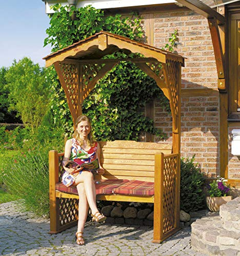 Promadino Gartenlaube Starnberg mit Sitzauflage