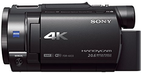 Sony FDR-AX33 4K Ultra HD Handycam with Exmor R CMOS sensor