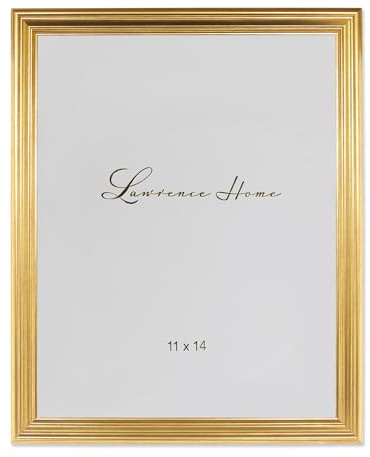 Lawrence Frames Sutter Bilderrahmen, 28 x 35 cm, goldfarben, Gold, 11x14