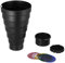 Andoer Nez avec Grille Nid D'abeilles Kit de Filtres 5pcs Couleur pour Elinchrom / Impact EX / Calumet Genesis / Interfit EX Stroboscope