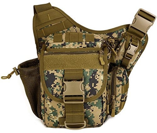 Multi-Function DSLR Camera Backpack Bag Tactical Messenger Bag Crossbody Shoulder Bag Backpack for Hiking Camping Cycling