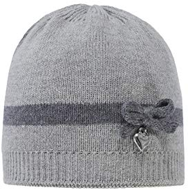 Döll Baby-Mädchen Topfmütze Strick Mütze, Grau (Light Gray Melange|Gray 8100), (Herstellergröße: 45)