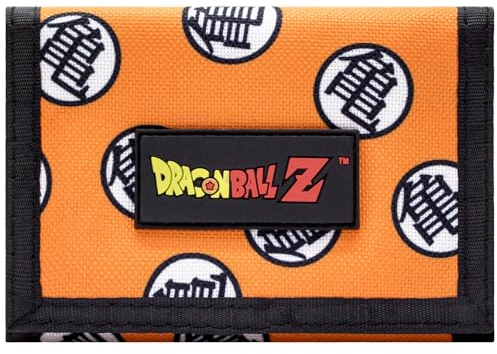 Dragon Ball Z Master Roshi Kanji Emblem Geldbörse/Geldbeutel Bi-Fold ID & Kartenhalter, Orange