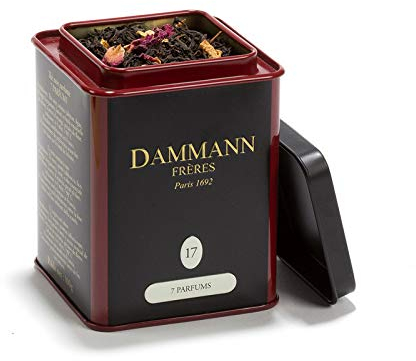Pasticceria Passerini dal 1919 Dammann 7 Parfums 17 - Schwarzer Tee Zitrusfrüchte, Feige, Lotusblüte und Pitanga, 100 Gramm, Dammann Frères