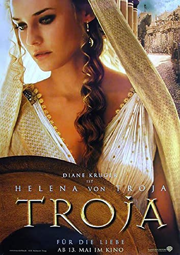Troja: Diane Kruger (2004) | original Filmplakat, Poster [Din A1, 59 x 84 cm]