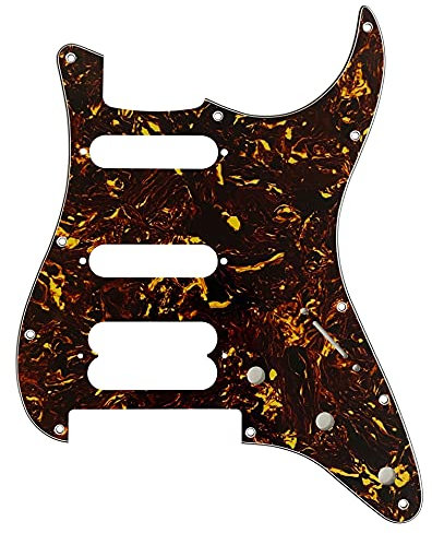 Battipenna per chitarra Fender Player Stratocaster Floyd Rose HSS Style (4 strati marrone tartaruga)